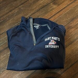 Champion Navy Quarter-Zip Sweatshirt